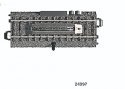 3-Rail C Track -- Electric Uncoupler Section, HO, Marklin, Inc 24997