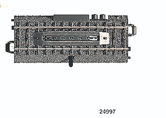 3-Rail C Track -- Electric Uncoupler Section, HO, Marklin, Inc 24997