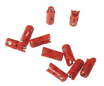 New Style Sockets pkg(10) -- Red, All Scales, Marklin, Inc 71425