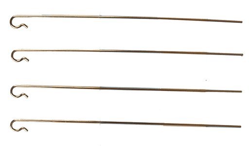 Electrical Track Pick-Up (Phosphor Bronze) -- 2 Sets, 4 Pieces Total, All Scales, Miniatronics Corp. 5500104