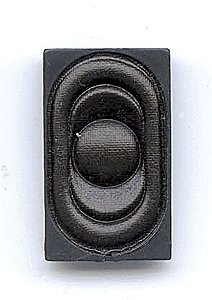 Digital Command Control Speakers -- Oval 15 x 25mm, 8 Ohm, 1 Watt, All Scales, Miniatronics Corp. 6011501