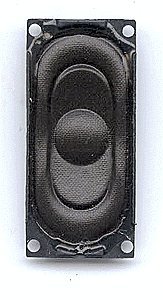 Digital Command Control Speakers -- Rectangular 16 x 35mm, 8 Ohm, 1 Watt, All Scales, Miniatronics Corp. 6011601