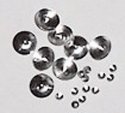 Aluminum Lampshades pkg(8) -- 24′, N, Ngineering N70028
