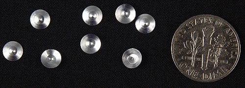 Aluminum Lampshades pkg(8) -- 18′ 45.7cm pkg(8), HO, Ngineering N70058