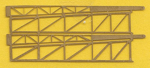 Parts for Construction Equipment -- Etched Brass Crane Boom pkg(2), N, Railway Express Miniatures 2010