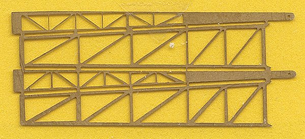 Parts for Construction Equipment -- Etched Brass Crane Boom pkg(2), N, Railway Express Miniatures 2010
