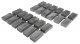 Ingot Loads pkg(24) Fits Rix 628-601 or 602 (Each Sold Separately) -- Cold (Dark Gray), HO, State Tool & Die 795C