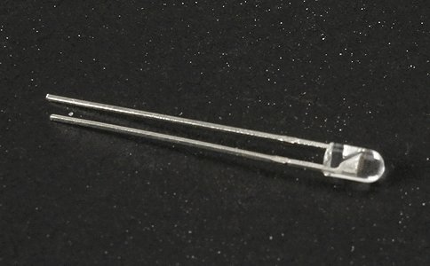 1/8′ 3mm Diameter LED -- Sunny White, All Scales, Train Control Systems 1288