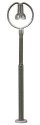 Nostalgic LED Platform Light w/Plug Base & Socket -- Era II-IV, Gray Metal Mast, Warm W, N, Viessmann Modellspielwaren 6435