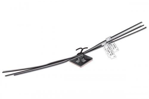 Tidy Wire - Kit - Just Plug Lighting System -- 12 - Wire Mounts, All Scales, Woodland Scenics 5717
