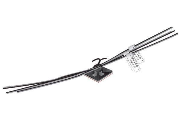 Tidy Wire - Kit - Just Plug Lighting System -- 12 - Wire Mounts, All Scales, Woodland Scenics 5717