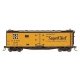 Santa Fe 40′ Steel Ice Reefer - Ready to Run -- Santa Fe (orange, black, Super Chief, Ship & Travel on Reverse Side), N, Inter