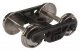 Rigid Plastic Trucks w/36′ RP-25 Metal Wheels & Axles -- 100-Ton Barber S-2 - 1 Pair, HO, WalthersProto 2002