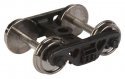 Rigid Plastic Trucks w/36′ RP-25 Metal Wheels & Axles -- 100-Ton Barber S-2 - 1 Pair, HO, WalthersProto 2002