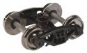 Rigid Plastic Trucks w/33′ Metal RP-25 Wheels & Axles -- Bettendorf - 1 Pair, HO, WalthersProto 2009