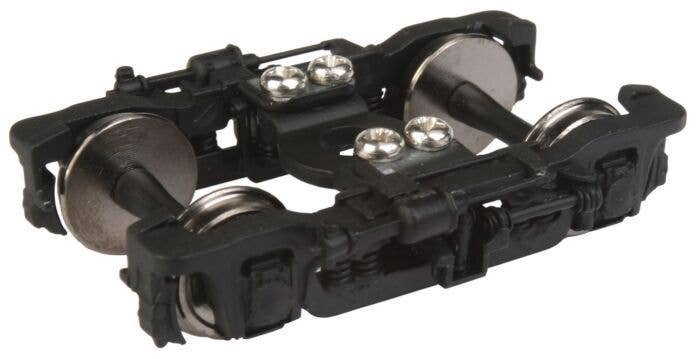 GSC 41-N-11 Metal Passenger Trucks w/Clasp Brake -- Black - 1 Pair, HO, WalthersProto 2104