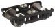 Pullman-Standard 8′ Wheelbase, Heavyweight 4-Wheel Metal Trucks w/RP-25 Whee -- Black - 1 Pair, HO, WalthersProto 2124