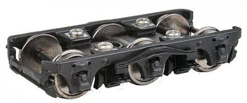 Heavyweight 6-Wheel Metal Passenger Trucks w/RP-25 Metal Wheels -- Type 242A - 1 Pair, HO, WalthersProto 2202