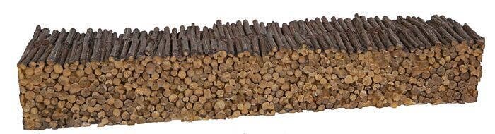 Pulpwood Load -- Fits WalthersProto & Walthers 50′ CC&F Bulkhead Flatcars, HO, Walthers SceneMaster 3100