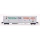 57′ Mechanical Refrigerator Car - Ready to Run -- Tropicana (1972, white, green, orange, 2 figures), N, Intermountain Railway 
