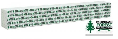 Wrapped Lumber Load for WalthersMainline 72′ Centerbeam Flatcar -- White River Forest Produc, HO, Walthers SceneMaster 3168