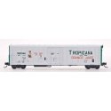 57′ Mechanical Refrigerator Car - Ready to Run -- Tropicana (1979, white, green, orange, green ends, 1 figure), N, Intermounta