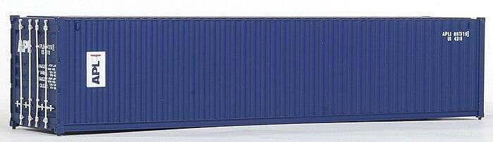 40′ Corrugated Container - Assembled -- American President Lines, HO, Walthers SceneMaster 8157