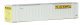 48′ Ribbed-Side Container - Assembled -- J.B. Hunt (white, yellow, black), HO, Walthers SceneMaster 8472