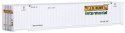 53′ Singamas Corrugated Side Container - Ready to Run -- J.B. Hunt Intermodal (white, yellow, HO, Walthers SceneMaster 8506