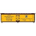 Early 40′ Wood Reefer - Kit -- Soo Line URTX 50624 (yellow, Boxcar Red, $oo Logo), HO, Accurail Inc 4910