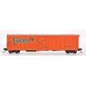 57` Mechanical Refrigerator Car - Ready to Run -- Tropicana (1991, orange, green, leaf over `i`, green data, figure head), N, In
