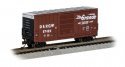 40′ Hi-Cube Boxcar - Ready to Run -- Denver & Rio Grande Western 67422 (Boxcar Red, black, wh, N, Bachmann Industries 18253