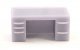 Work Desk -- Drawers on Both Sides, HO, All Scale Miniatures 871852