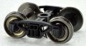 Bettendorf Style 70-Ton AAR Trucks with Metal Wheels -- 1 Pair, HO, Bowser Manufacturing Co. 40192