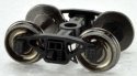 PRR Coil Semi-Elliptical Freight Trucks with Metal Wheels -- 1 Pair, HO, Bowser Manufacturing Co. 40194