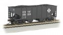 USRA 55-Ton Outside-Braced Hopper with Load - Ready to Run - Silver Series(R) -- Erie 159106, HO, Bachmann Industries 19516