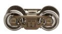 Andrews Leaf-Spring Friction-Bearing Trucks with Metal Wheels -- 1 Pair, HO, Bachmann Industries 42910