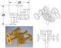 Nathan Air Horn -- M5R24, HO, Cal Scale 675