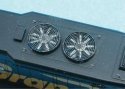 48′ Fan Grills -- No Center Plate - 8-Blade pkg(5), N, Atlas Model Railroad Co. BLMA81