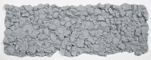 Flexible Textured Freight Car Load Sheets -- Stone Rip Rap - Large 11-1/2 x 4′ 29.2 x 10.1cm, HO, Chooch Enterprises 8600