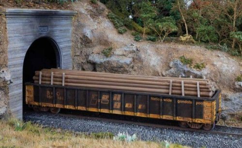 Utility Poles Load -- Kit - Fits most 50′ & larger gondolas - sold separately, HO, Walthers Cornerstone 4174