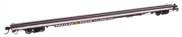 85′ General American G85 Flatcar - Ready to Run -- TTX (Brown) 300168, HO, WalthersMainline 5564