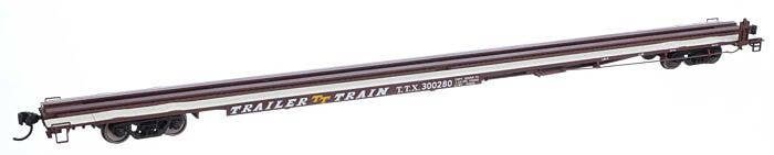 85′ General American G85 Flatcar - Ready to Run -- TTX (Brown) 300280, HO, WalthersMainline 5566