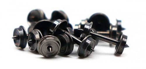 Metal Wheelsets -- 36′ Diameter, .537 Axle Length for MTL Trucks - 100 Axles, N, Intermountain Railway Company 60058