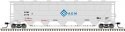Trinity PD5000 Covered Hopper - Ready to Run -- Archer-Daniels-Midland 51224 (white, , N, Atlas Model Railroad Co. 50005667