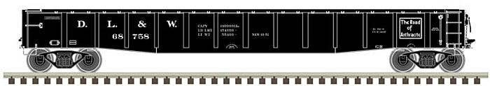 ACF 70-Ton 52′ Gondola - Ready to Run - Master(R) -- Delaware, Lackawanna and Western, N, Atlas Model Railroad Co. 50006408