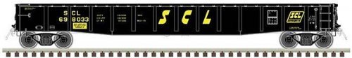 ACF 70-Ton 52′ Gondola - Ready to Run - Master(R) -- Seaboard Coast Line 698033 (blac, N, Atlas Model Railroad Co. 50006414