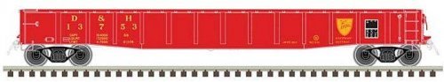 ACF 70-Ton 52′ Gondola - Ready to Run - Master(R) -- Delaware and Hudson 13771 (red, , N, Atlas Model Railroad Co. 50006424