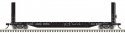 51`6` Bulkhead Flatcar - Ready to Run - Master(R) -- Algoma Central 2412 (black, whi, HO, Atlas Model Railroad Co. 20007088