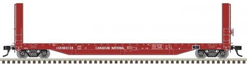 51`6` Bulkhead Flatcar - Ready to Run - Master(R) -- Canadian National 603180 (Boxca, HO, Atlas Model Railroad Co. 20007096